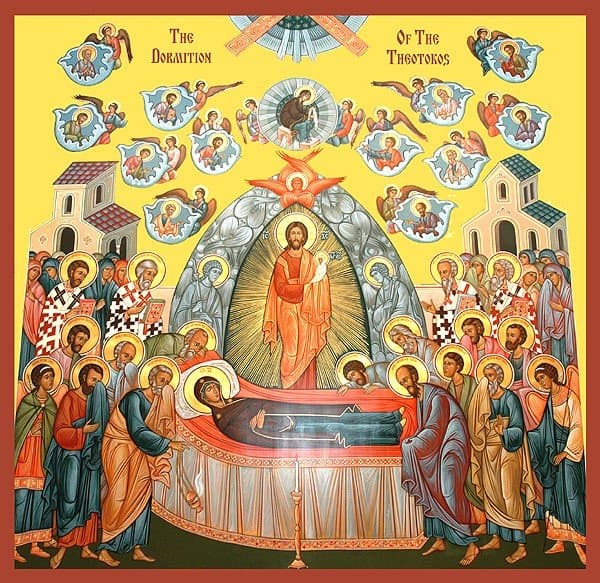 Icon of the Dormition of the Mother of God