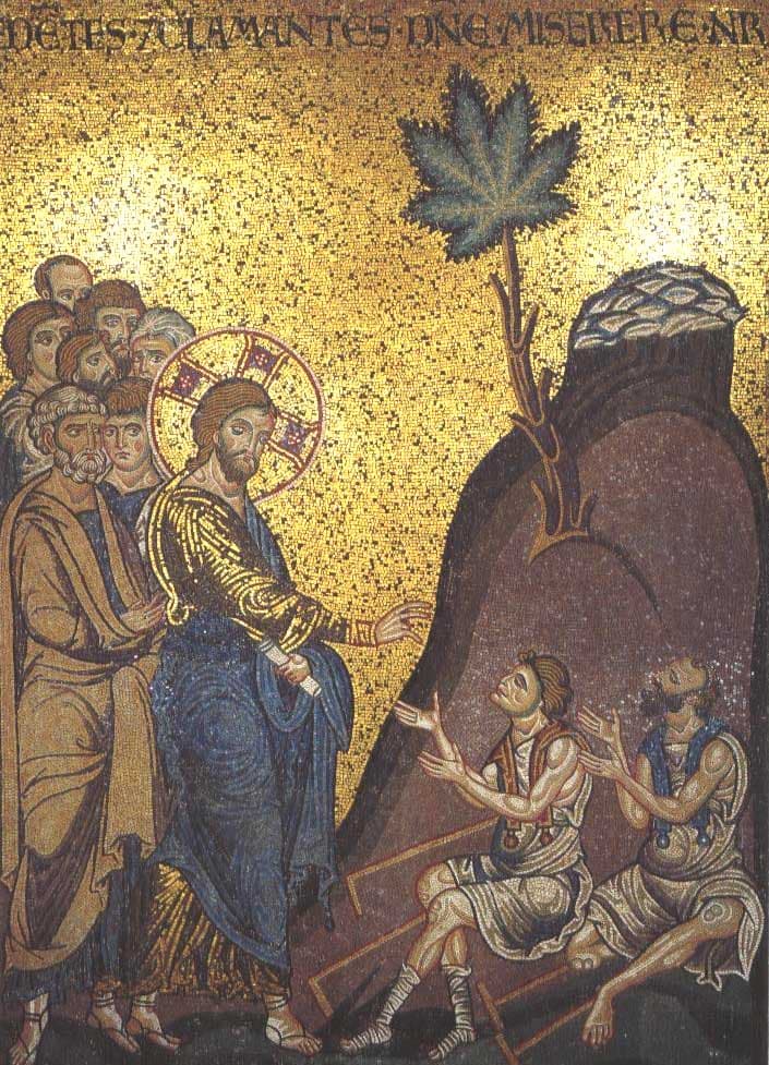 Christ heals two Jericho blind men