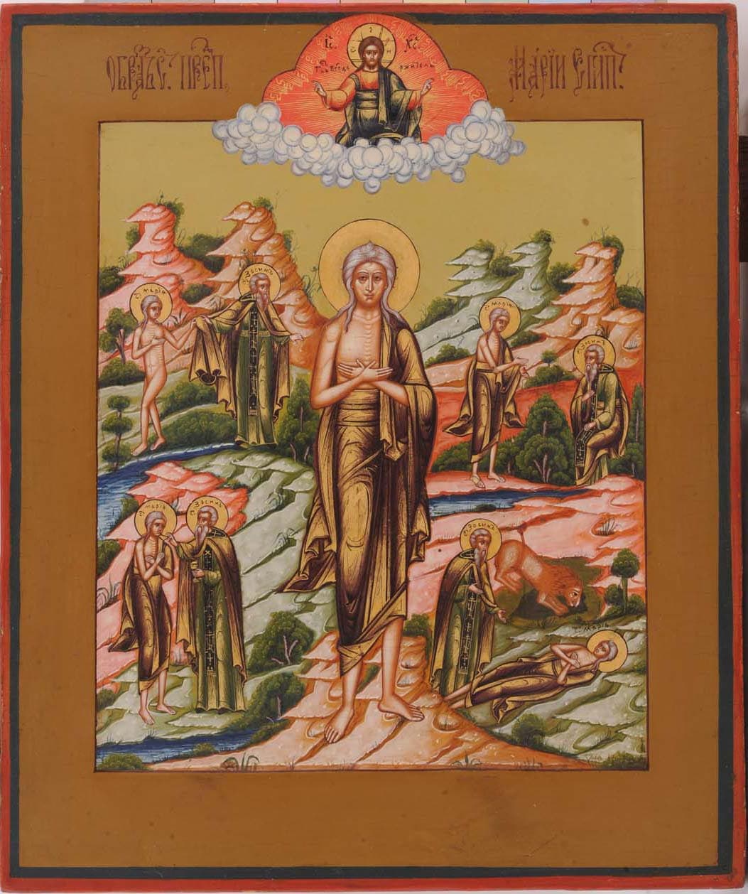 Icon of Mary of Egypt (Mstera, 19th c.)