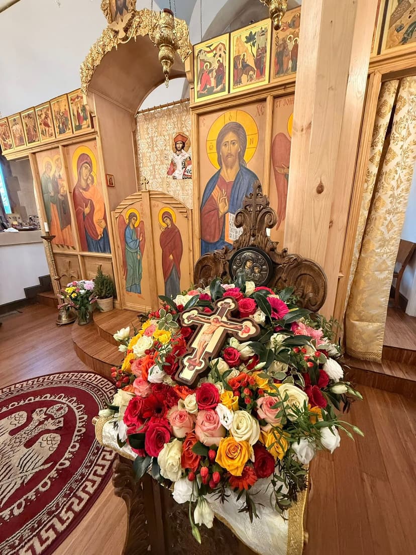 Great Lent in the finished church, March 2026